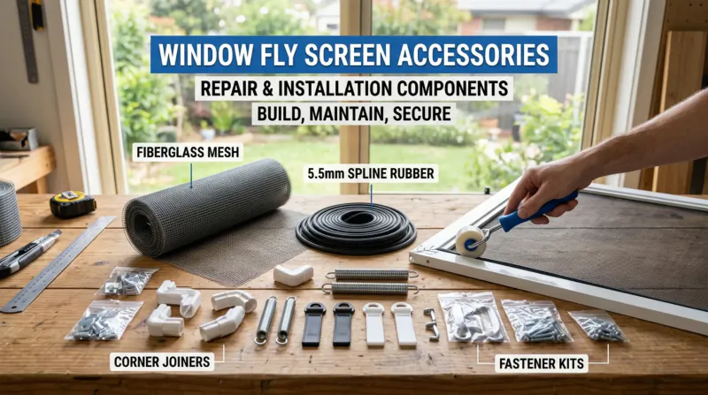 Insect screen hardware