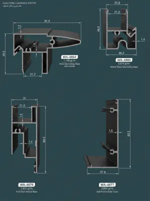 Aluminium Vertical Sliding Window