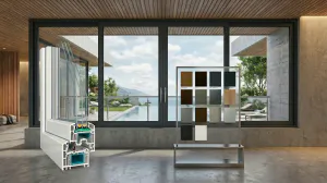 PVC Window Profile TRIPLE GLAZING WINDOW PROFILE 81