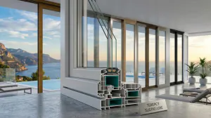 PVC Sliding Door Profile TERRACE SLIDING LINE 162