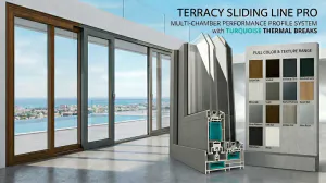 PVC Sliding Door System TERRACY SLIDING LINE PRO