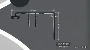 Aluminium Profiles for Conservatories WA-8150