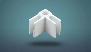 Mosquito Screen Frame Corner Block 3018
