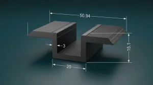Aluminium Rails for Solar Modules WA-550