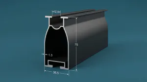 Aluminium PV Mounting Profiles WA-364