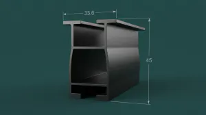 Aluminium Support Profiles for Solar Modules WA-977