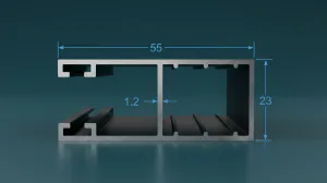 Roller Shutter Aluminium Profiles WA-1530