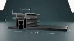 Aluminium Profiles for Solar Farms WA-388