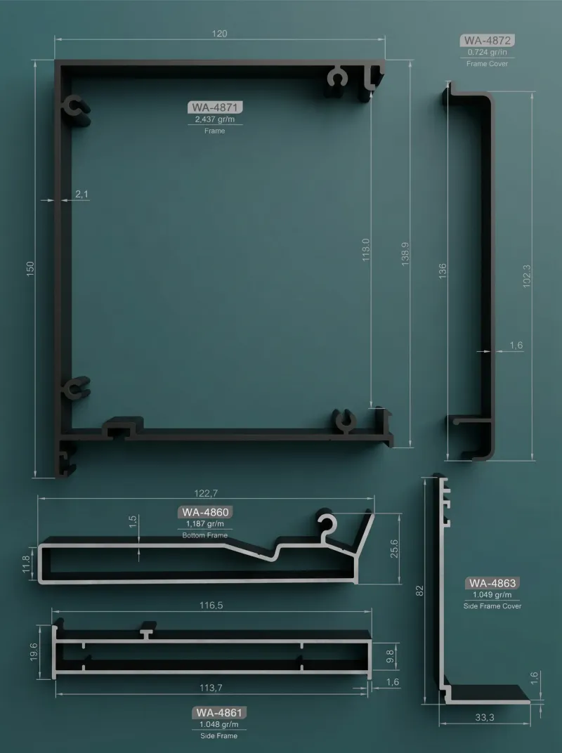Aluminium Guillotine Window System