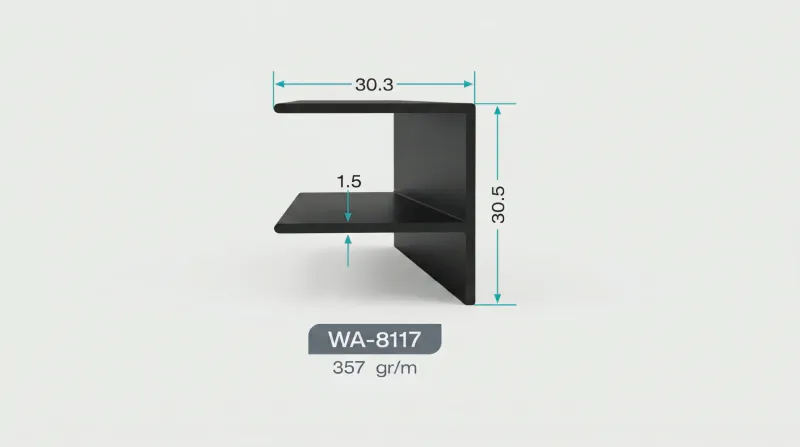 Aluminium Conservatory Profile System WA-8117