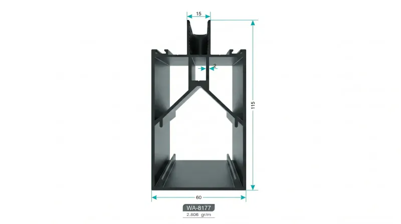 Aluminium Roof Profiles for Winter Gardens WA-8177