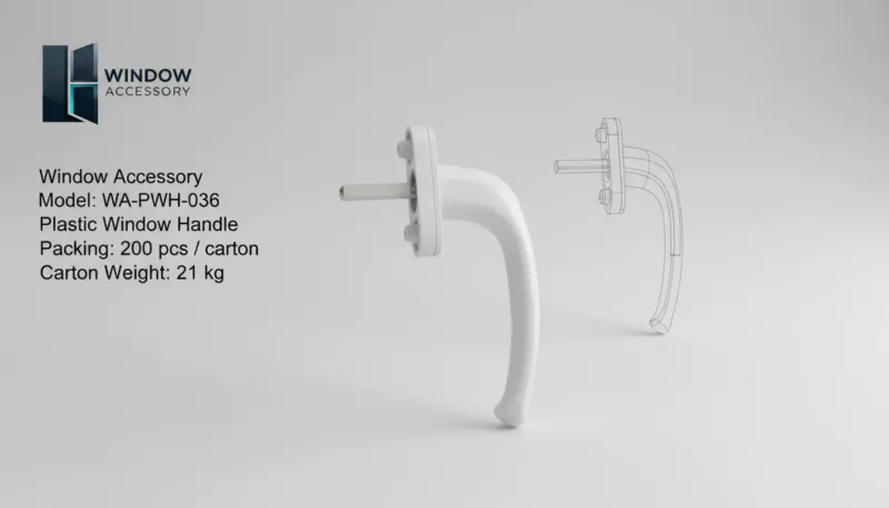 Plastic Window Handle Accessory WA-PWH-036