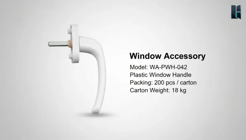 Plastic Window Handle for uPVC Windows WA-PWH-042