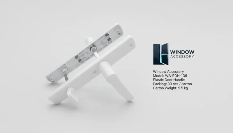 Plastic WC Door Handle WA-PDH-136