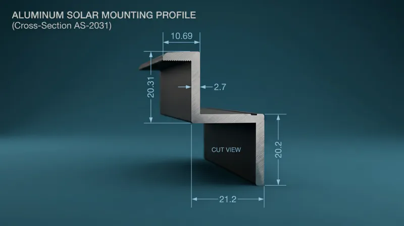 Aluminium Solar Mounting Rails WA-798