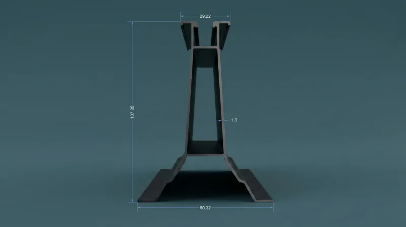 Aluminium Profiles for Solar Panels Supplier WA-764