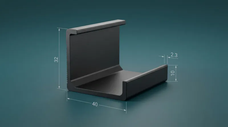 Aluminium Photovoltaic Mounting Rails WA-799