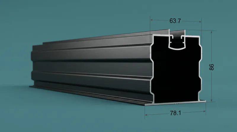 Aluminium Profiles for PV Module Mounting WA-68