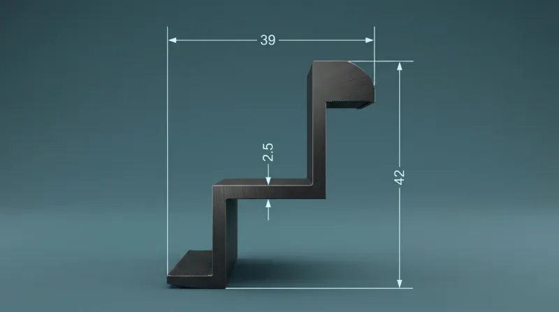 PV Aluminium Mounting Rails WA-897