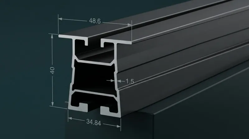 Aluminium Rails for Solar Panels WA-756