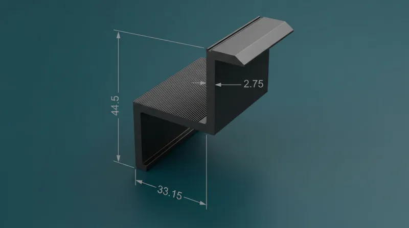 Solar Module Mounting Rails WA-909