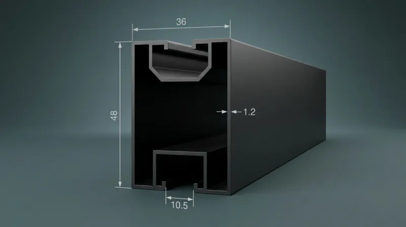 Solar Aluminium Profiles WA-801