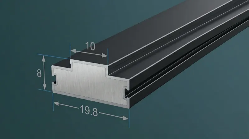 Solar Panel Aluminium Rails WA-980