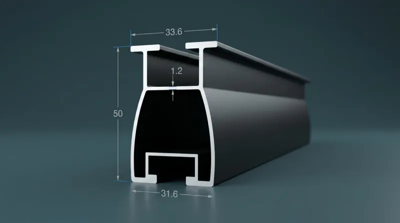 Aluminium Profiles for PV Mounting Systems WA-982