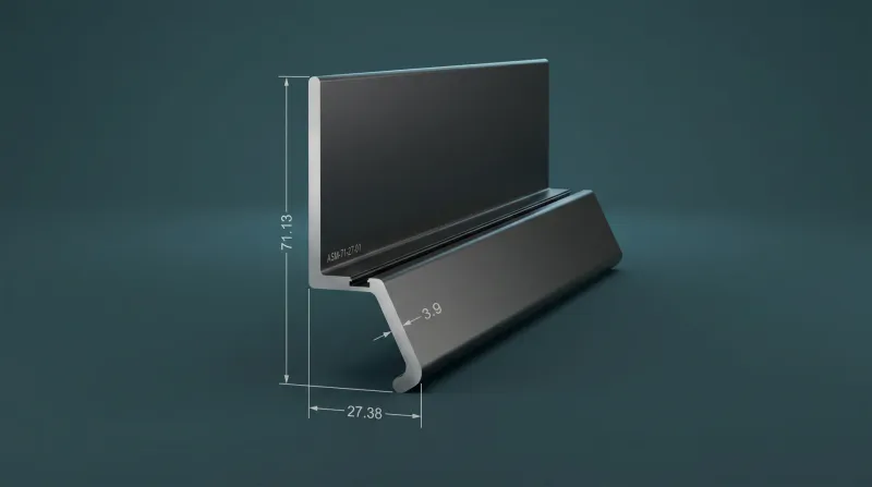 Industrial Solar Aluminium Profiles WA-896