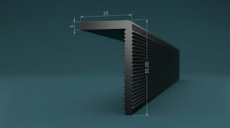 Custom Aluminium Profiles for Solar Modules WA-993