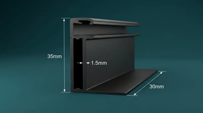 Aluminium Solar Panel Profiles WA-875