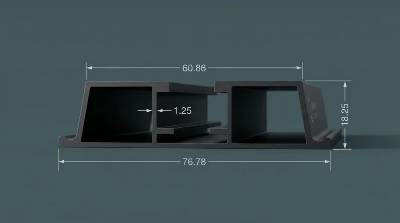 Aluminium Profiles for Solar Panels WA-488