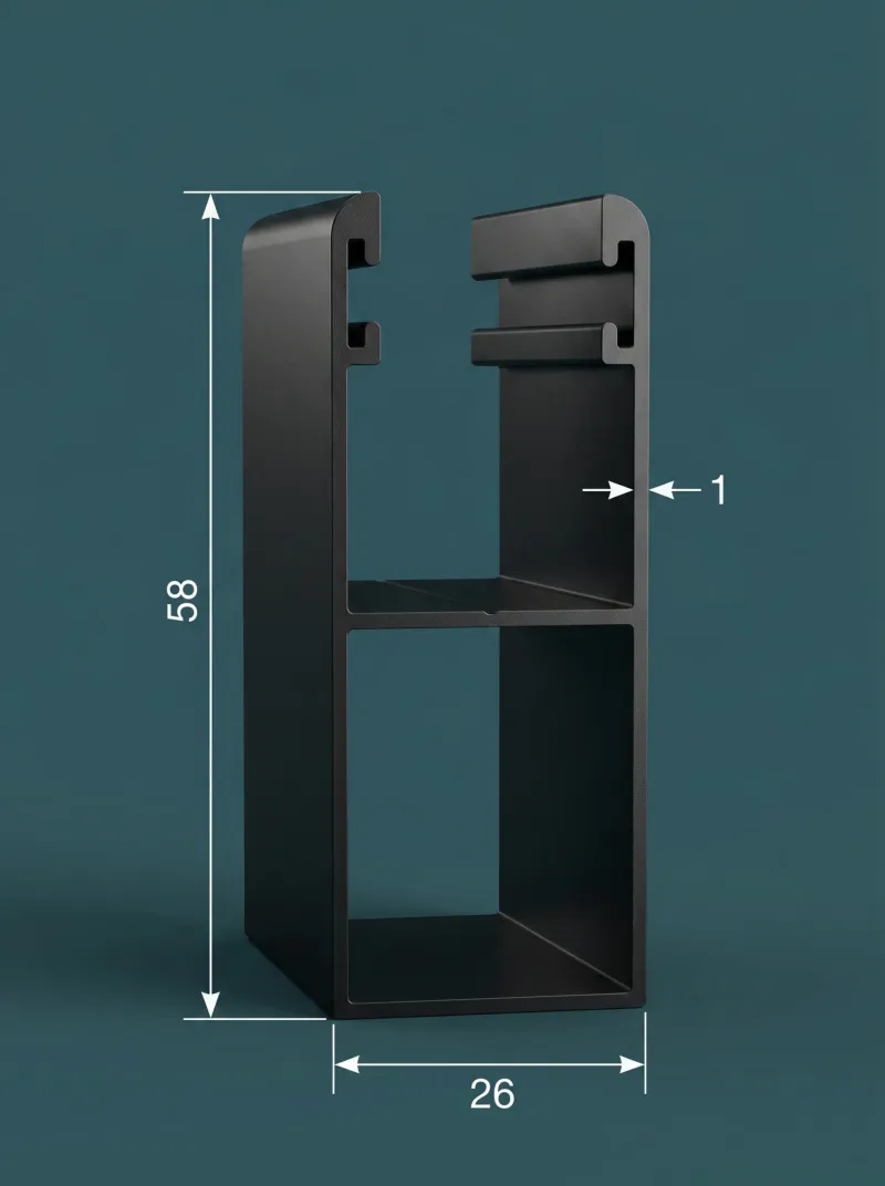 Aluminium Shutter Profiles WA-1591