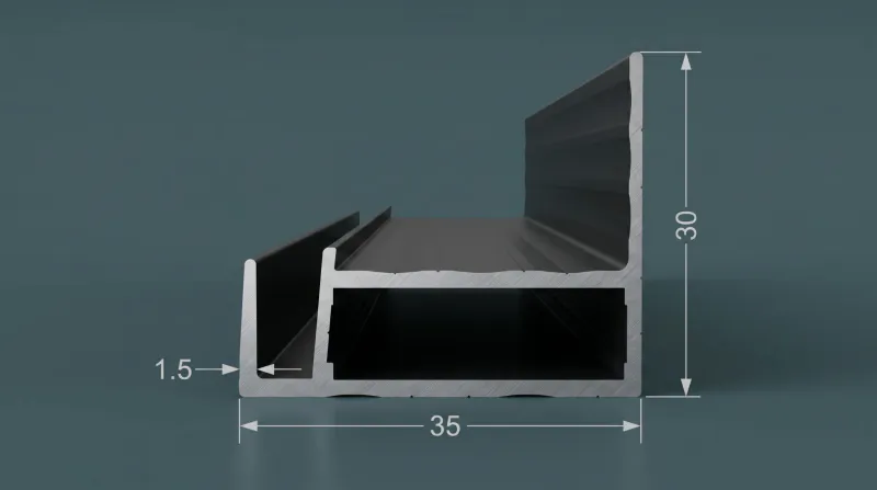 Aluminium Profiles for Photovoltaic Systems WA-739