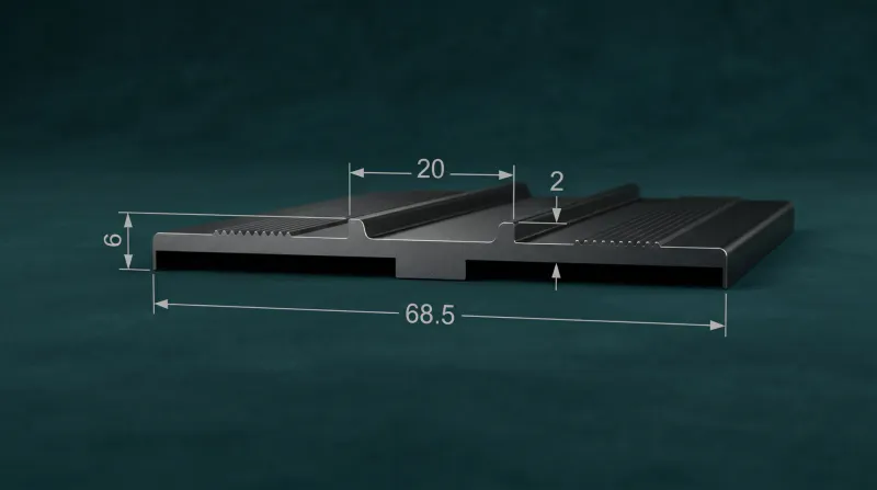 Aluminium Profiles for PV Roof Mounting WA-820