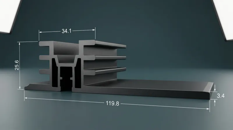 Aluminium Profiles for Solar Farms WA-388