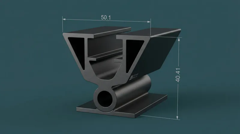 Aluminium Solar Mounting Profiles WA-487