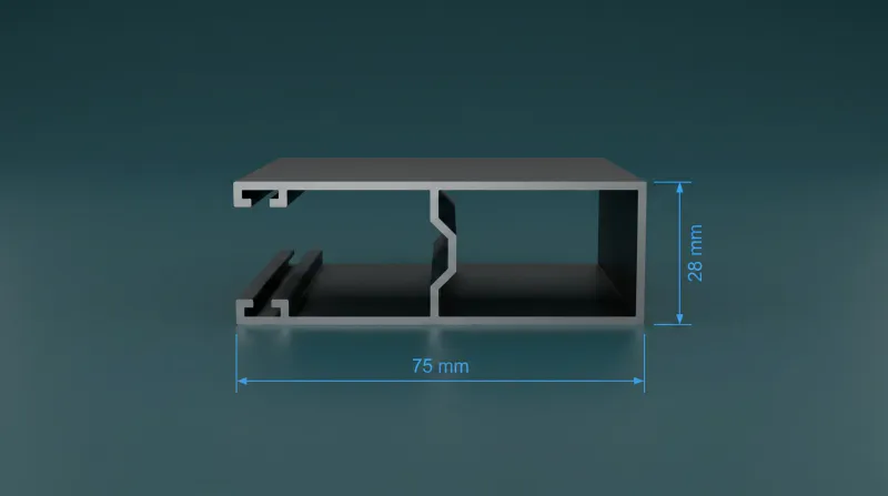 Aluminium Roller Shutter Profiles WA-1540